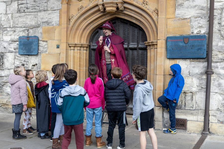 York: Wizard Walk of York Tour - Magic, Comedy & Family Fun - Bedern Hall, Saint Andrewgate, and the return route